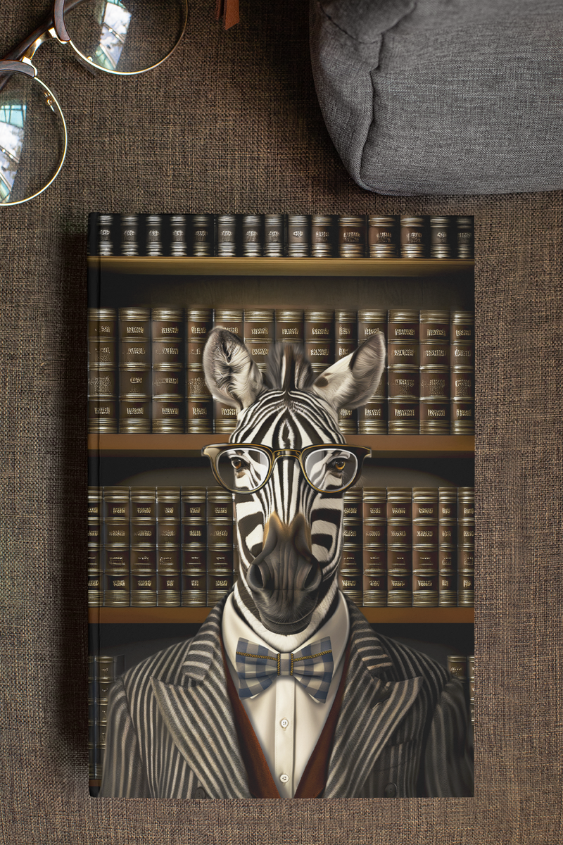 Professor Hippotigris, Political Science - Hardcover Journal 5x8