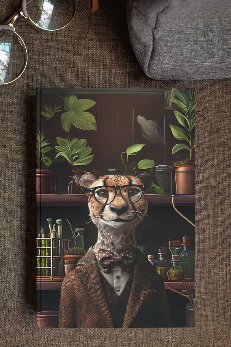 Professor Jubatus, Botany - Hardcover Journal 5x8