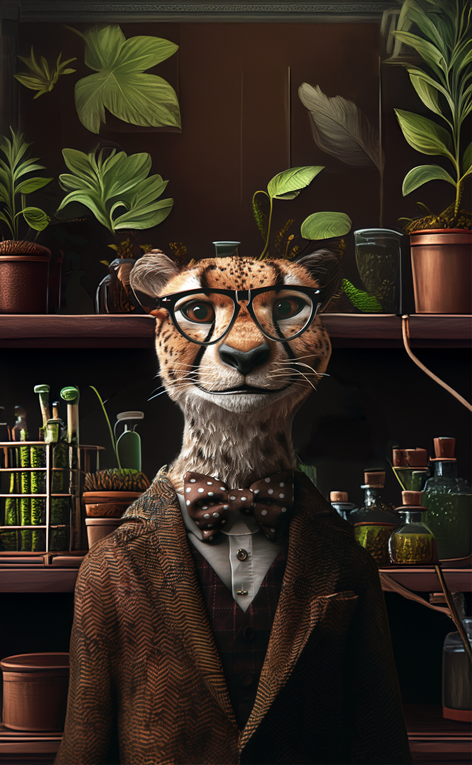 Professor Jubatus, Botany