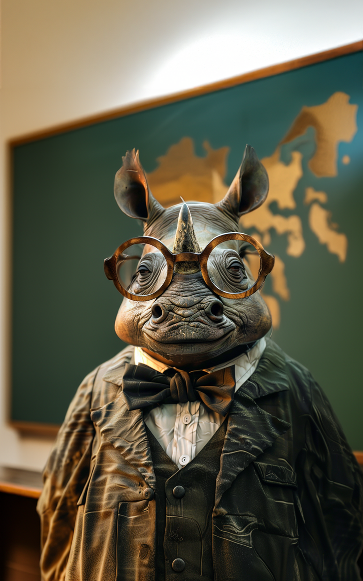 Professor Rhino, Geography