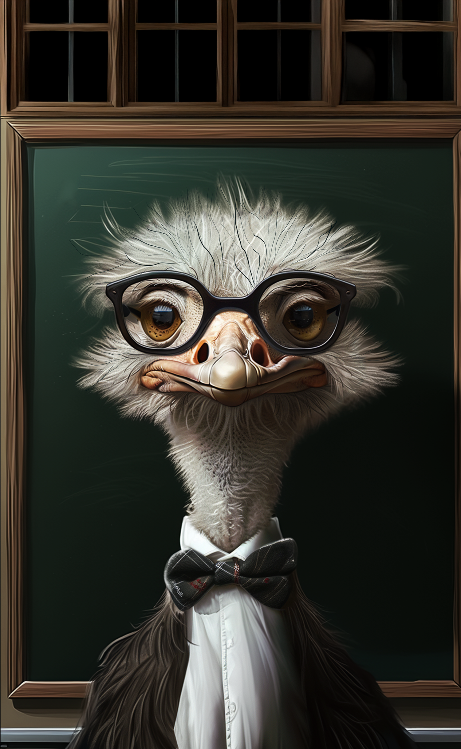 Professor Struthio, Communication