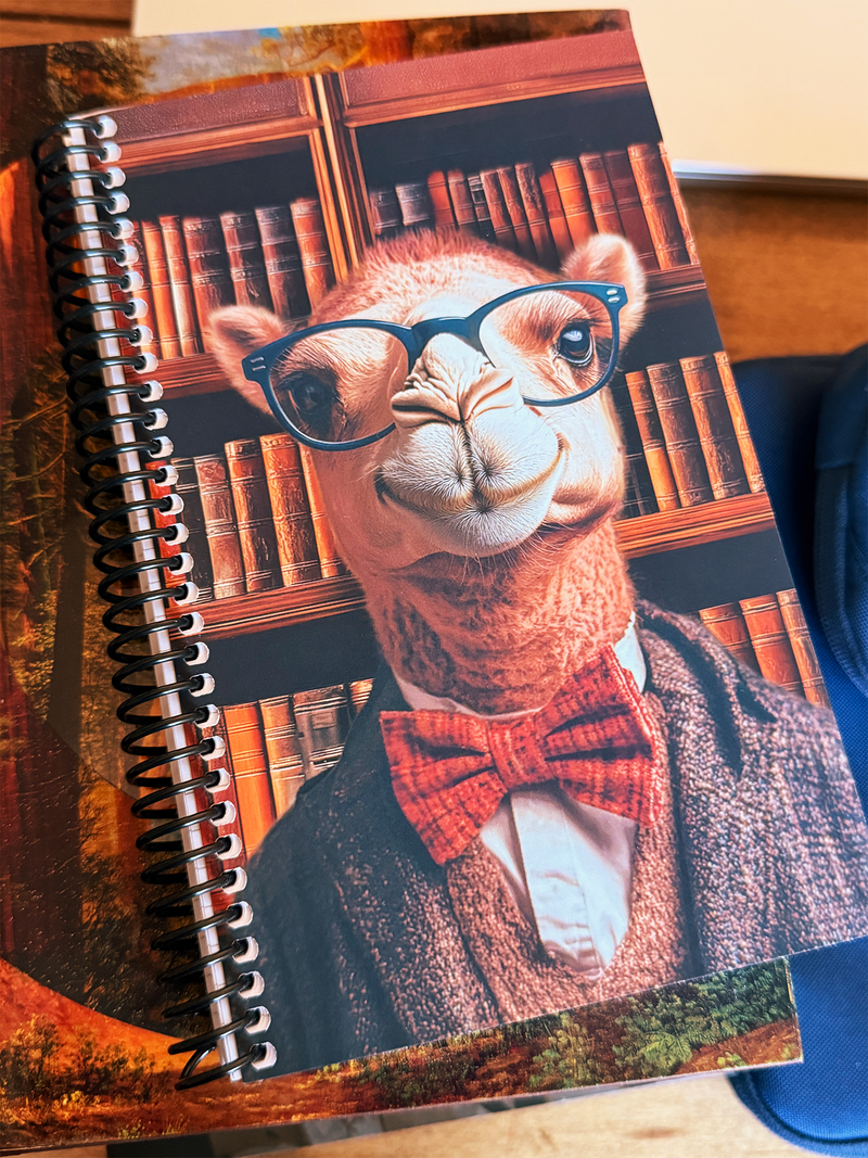 Professor Camelid, Literature - Spiral Notebook 5x8