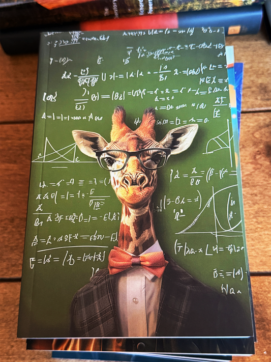 Professor Giraffidae, Physics - Softcover Notebook 5x8