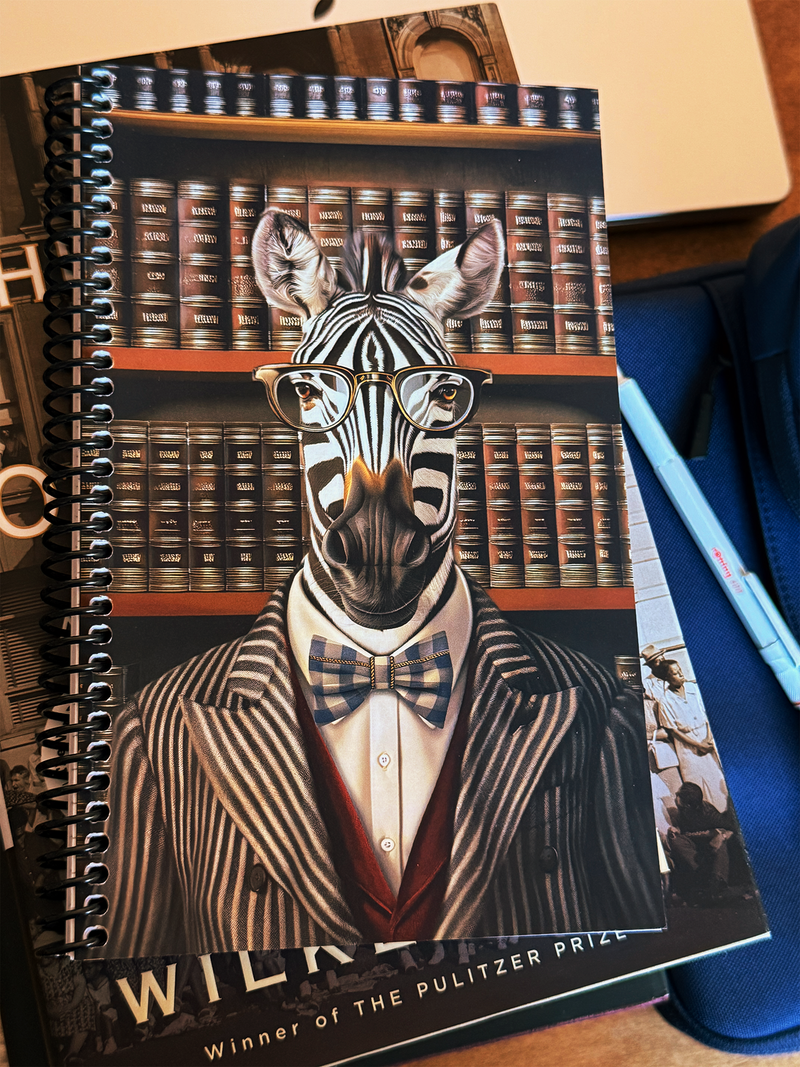 Professor Hippotigris, Political Science - Spiral Notebook 5x8