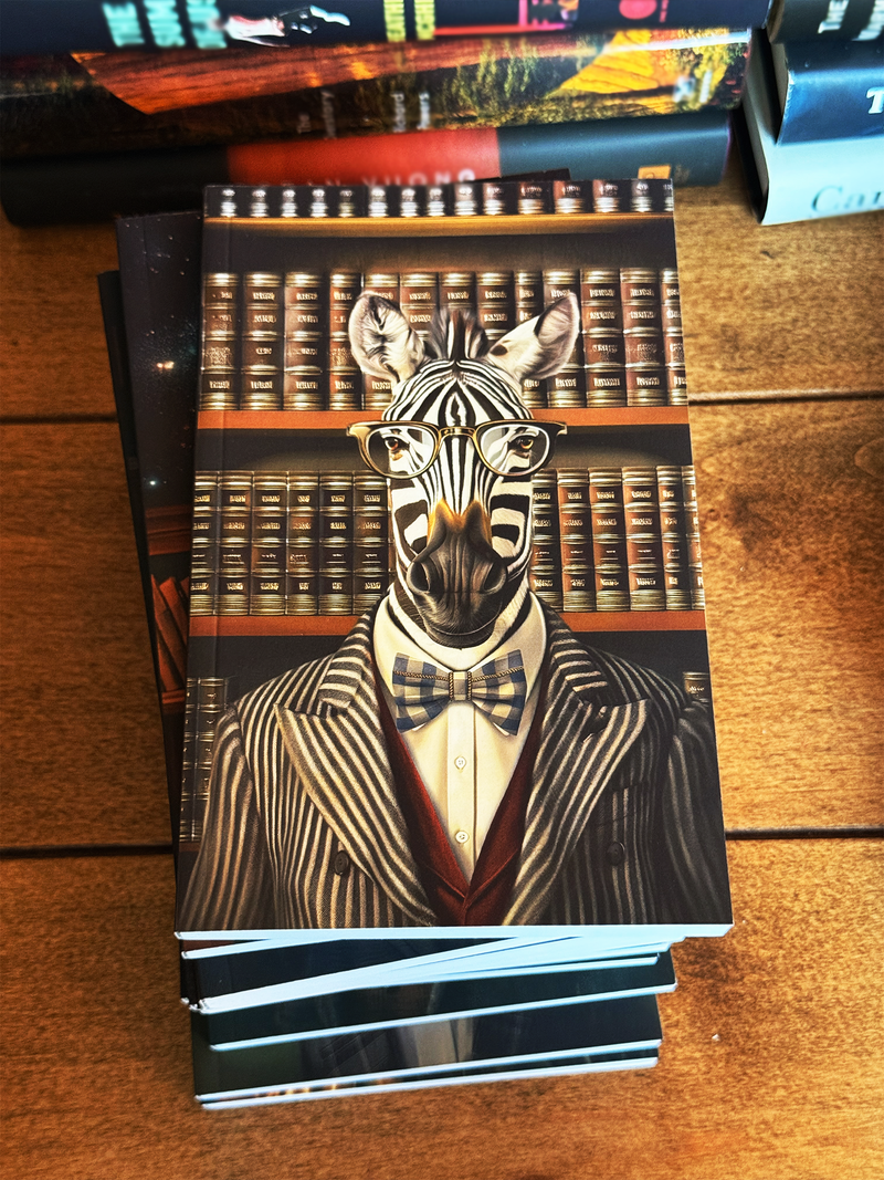 Professor Hippotigris, Political Science - Softcover Notebook 5x8