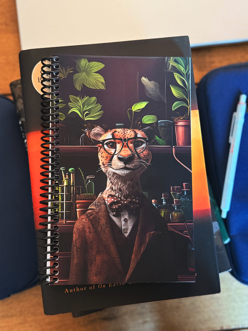 Professor Jubatus, Botany - Spiral Notebook 5x8