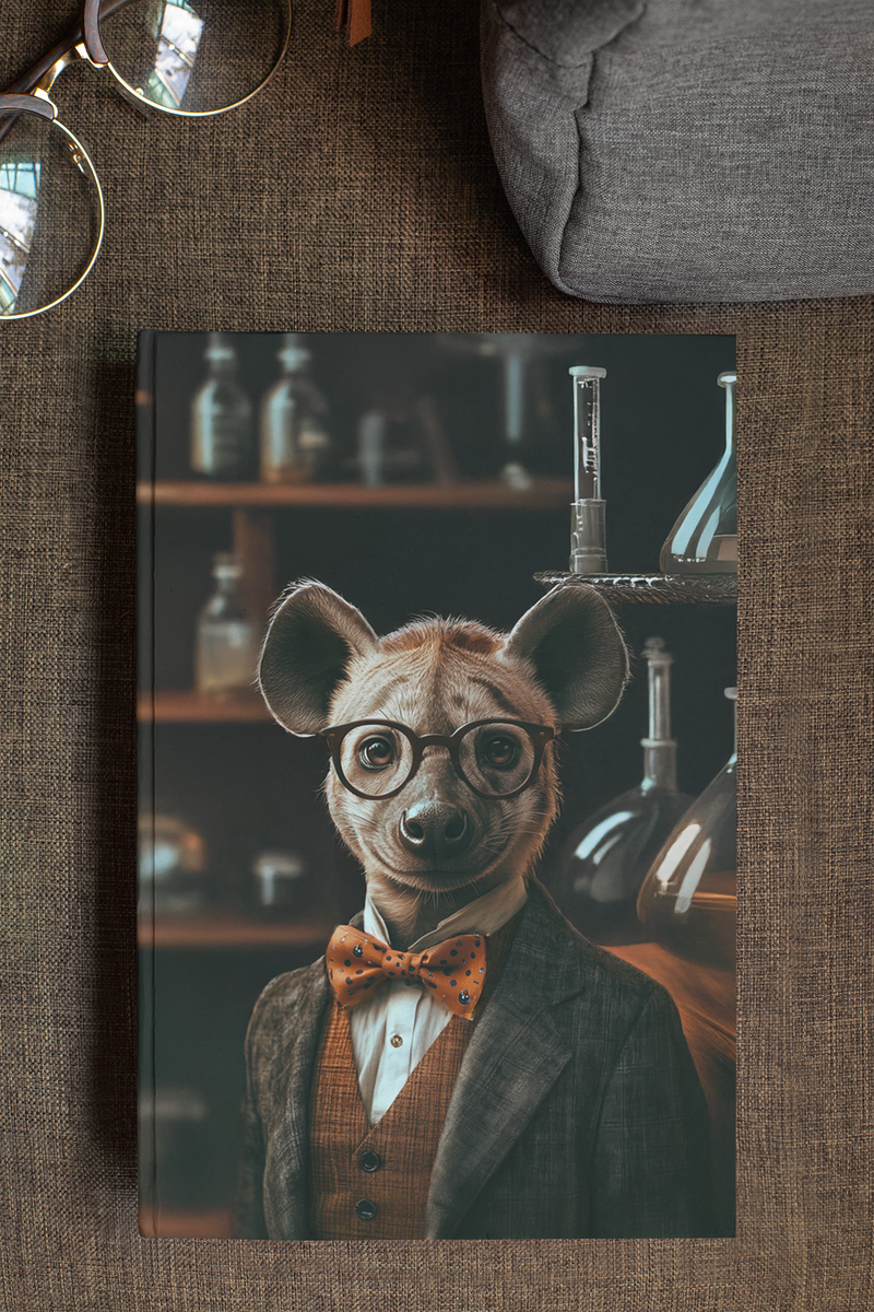 Professor Hyena, Chemistry - Hardcover Journal 5x8