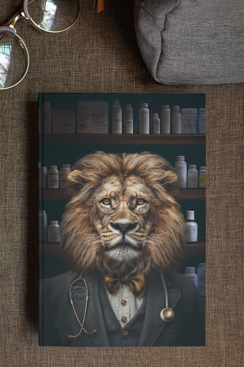 Professor Panthera, Pharmacology - Hardcover Journal 5x8