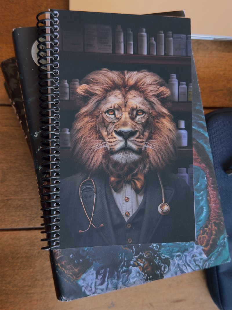 Professor Panthera, Pharmacology - Spiral Notebook 5x8
