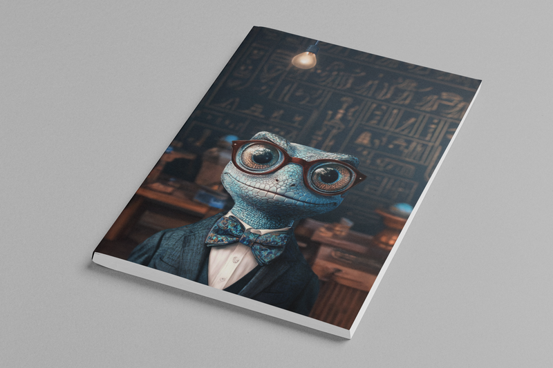 Professor Agama, Archeology - Softcover Notebook 5x8