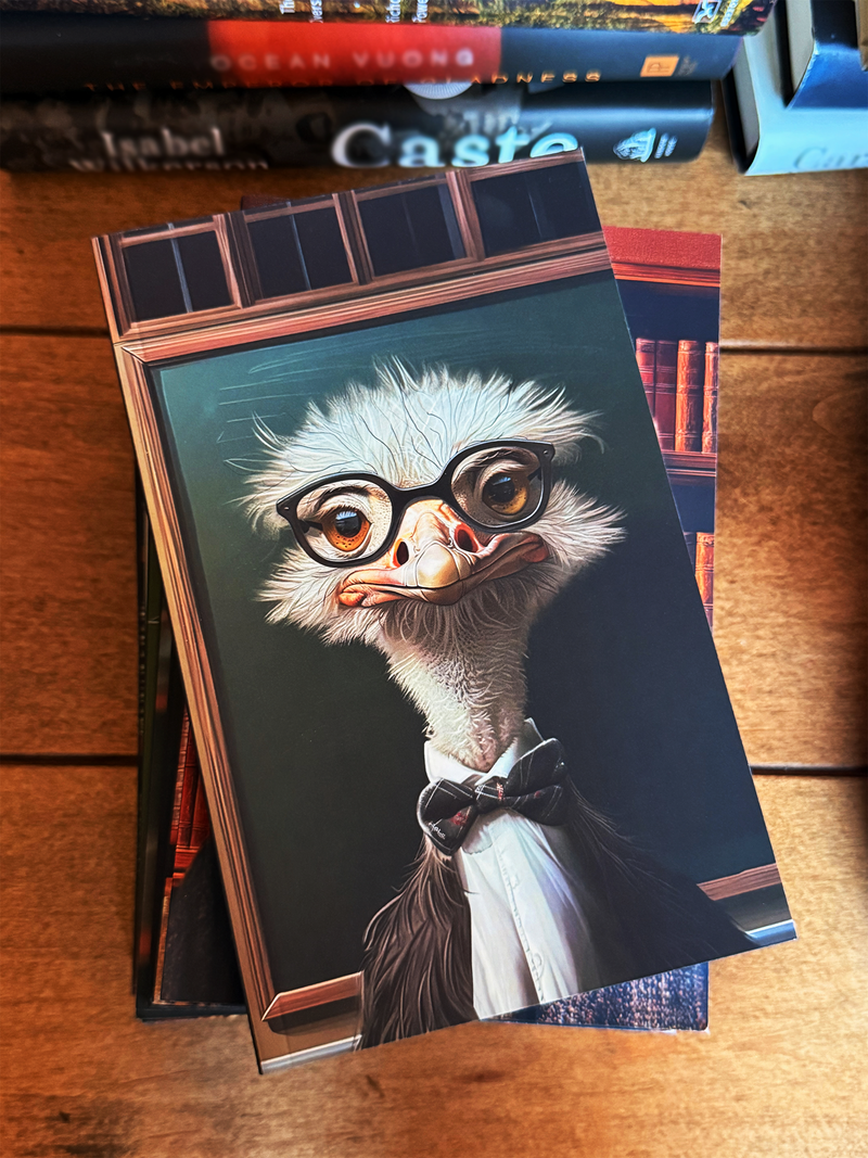 Professor Struthio, Communication - Softcover Notebook 5x8